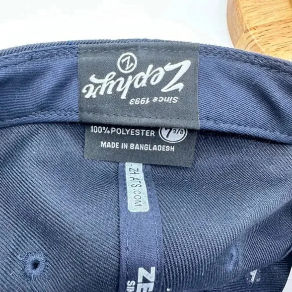 NEW Zephyr Arizona Wildcats National Champions Custom Fitted Hat Blue Mens 7 3/8 - Picture 3 of 4